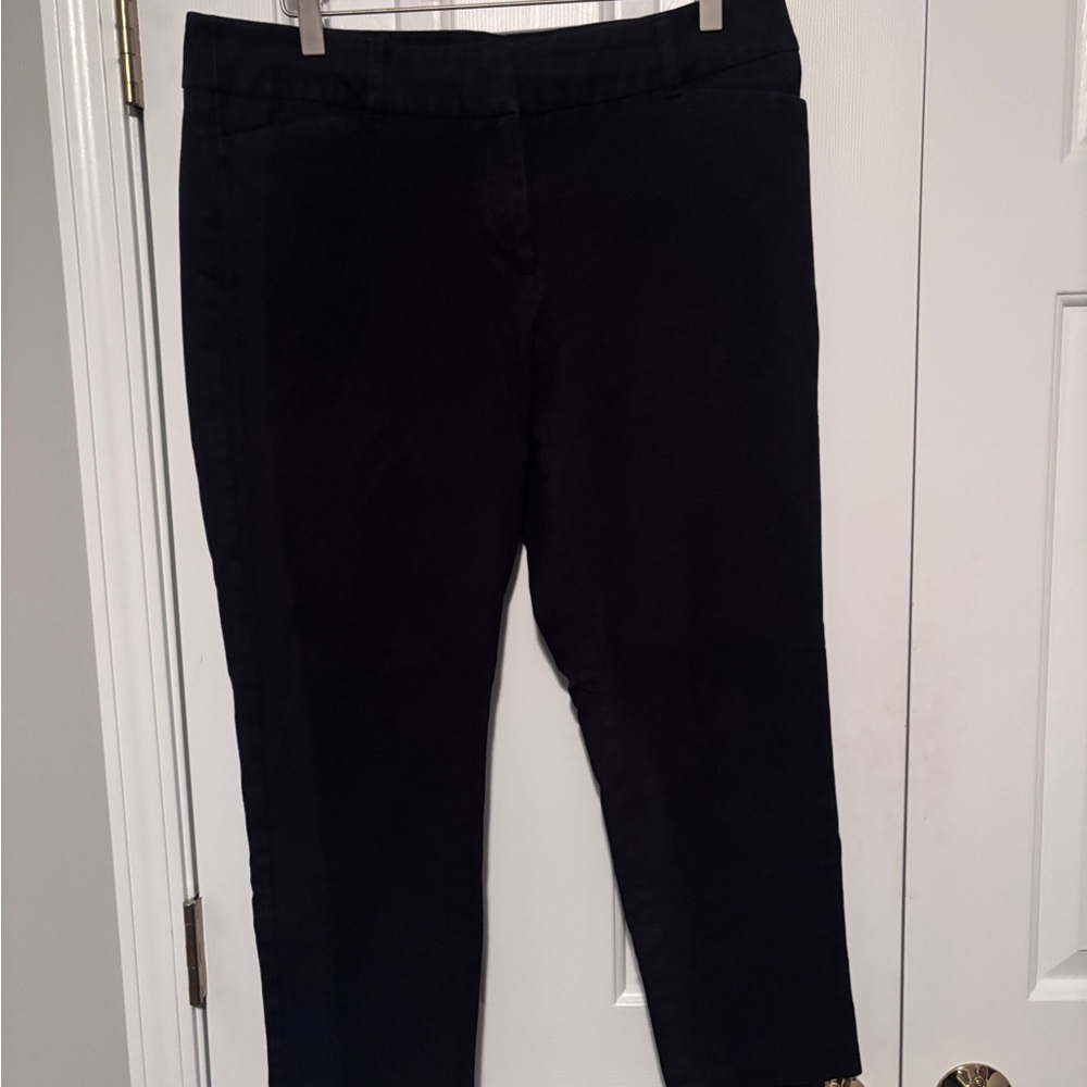 LOFT Black Women's Pants Curvy Skinny Ankle